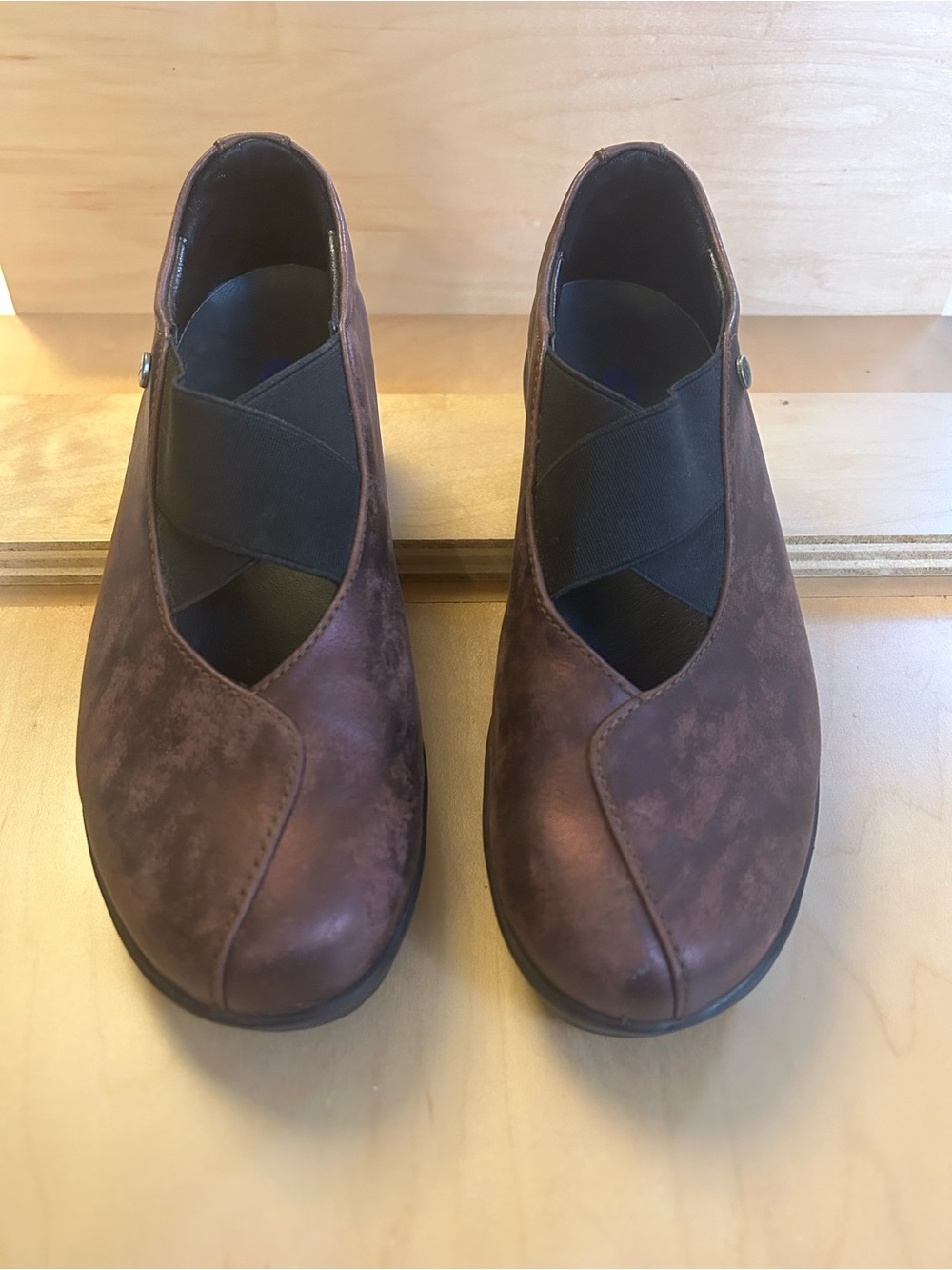 Wolky Cursa (0665) Mahogany Brown Slip On size 37 (US 6.5-7) NWOT